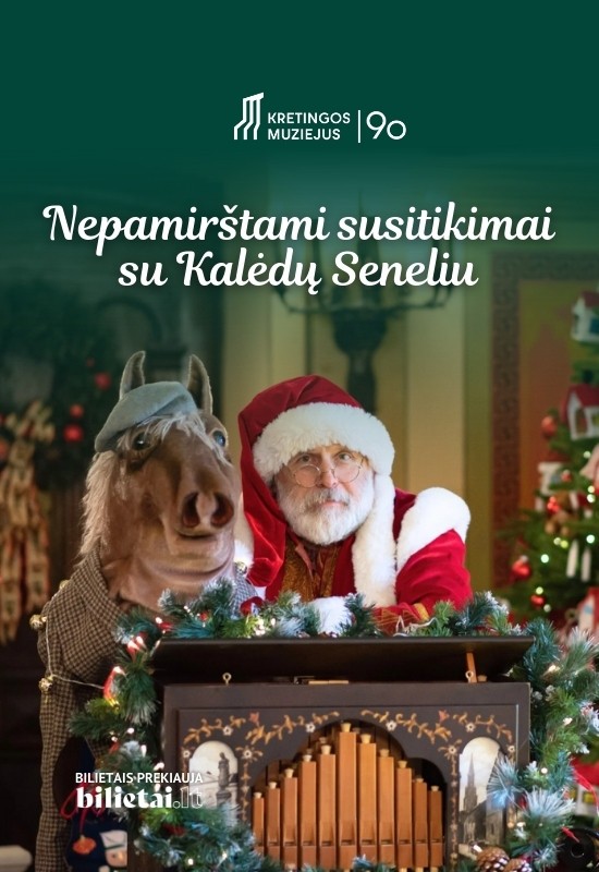 Купить билеты Nepamirštamas susitikimas su Kalėdų Seneliu Kretinga, Kretingos muziejus Декабрь 20