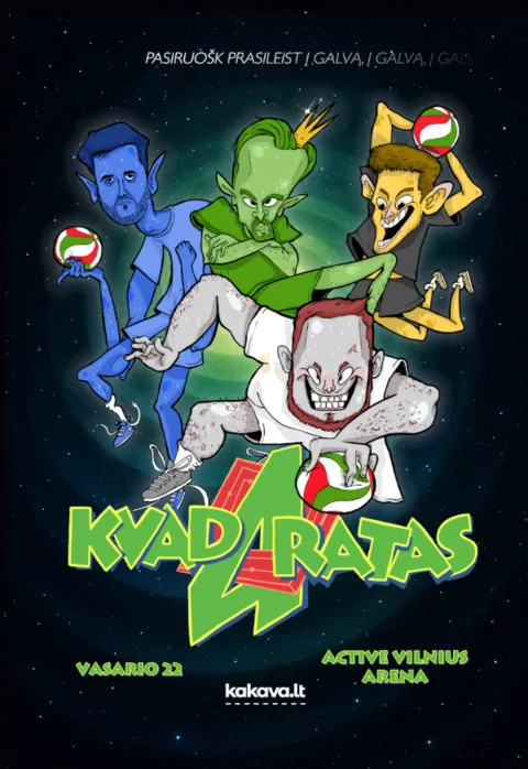 Pirkti bilietus KVADRATAS 4 Vilnius, „Active Vilnius“ arena Vasaris 22