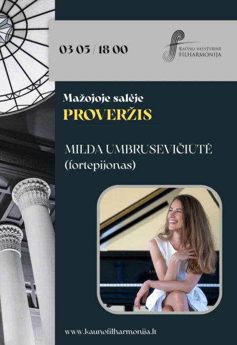 Pirkti bilietus PROVERŽIS Kaunas, Kauno valstybinė filharmonija Kovas 05