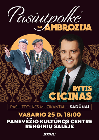 Pirkt biļetes PASIUTPOLKĖ SU AMBROZIJA Panevėžys, Panevėžio kultūros centro renginių salė Februāris 25