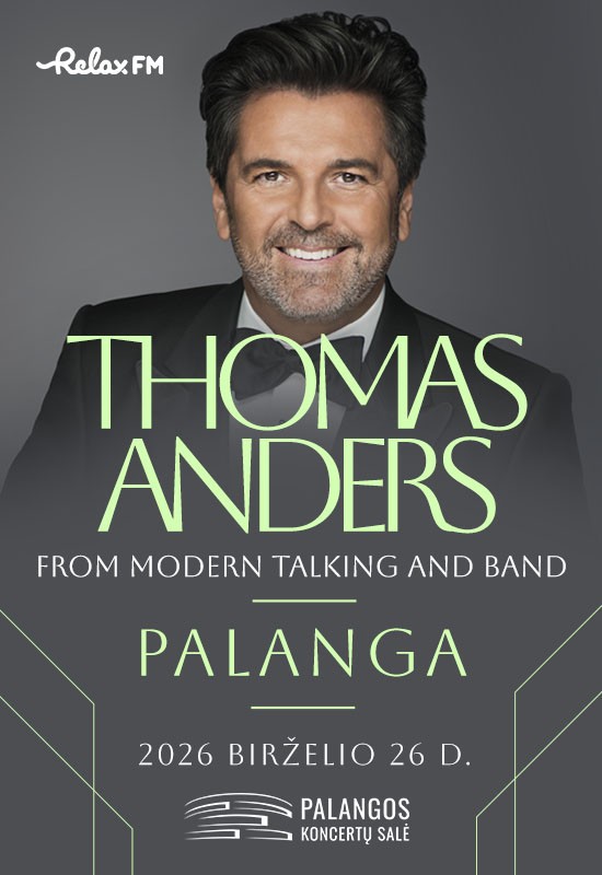Купить билеты THOMAS ANDERS from Modern Talking Palanga, Palangos koncertų salė Июнь 26