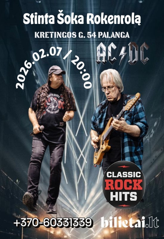 Pirkti bilietus STINTA ŠOKA ROKENROLĄ Palanga, MeatUp Grilio Namas Vasaris 07