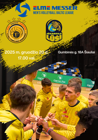 Pirkti bilietus Elme Messer Men's Baltic league | Šiaulių 