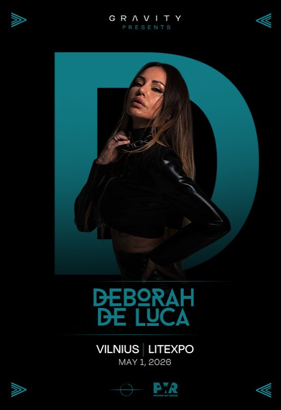 Pirkti bilietus Gravity x Deborah De Luca Vilnius, Lietuvos parodų ir kongresų centras LITEXPO Gegužė 02-03