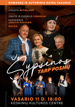 Buy tickets Romansų ir autorinių dainų vakaras 
