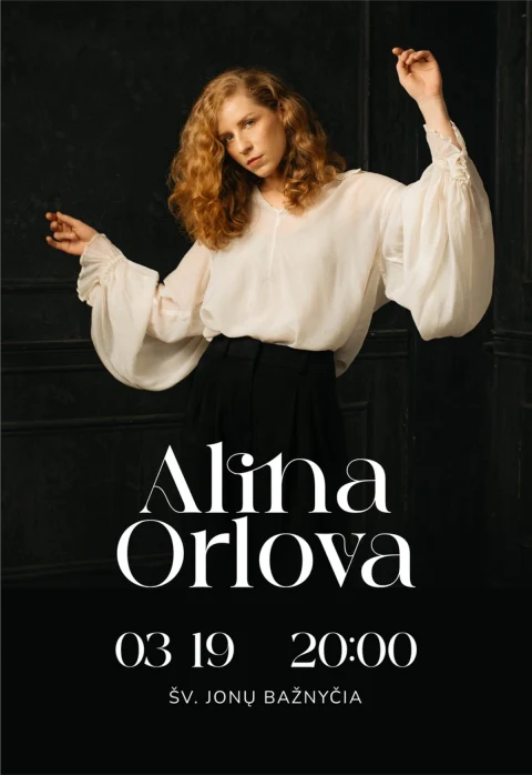 Pirkti bilietus ALINA ORLOVA | Ar kartu saldu Vilnius, Šv. Jonų bažnyčia Kovas 19