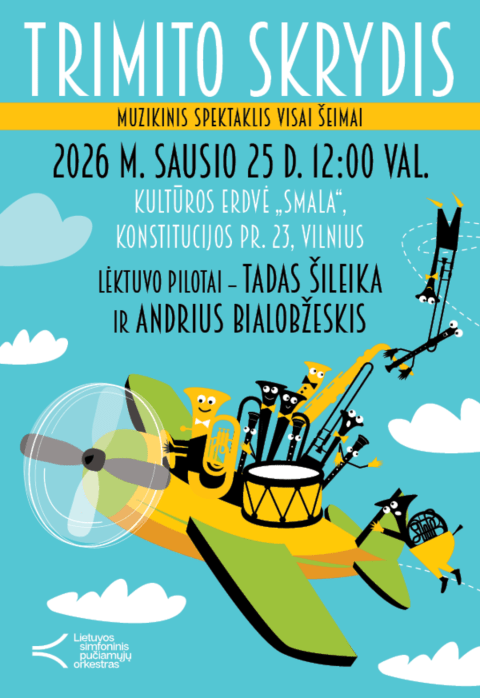 Pirkti bilietus MUZIKINIS SPEKTAKLIS „TRIMITO SKRYDIS“ Vilnius, SMALA Sausis 25