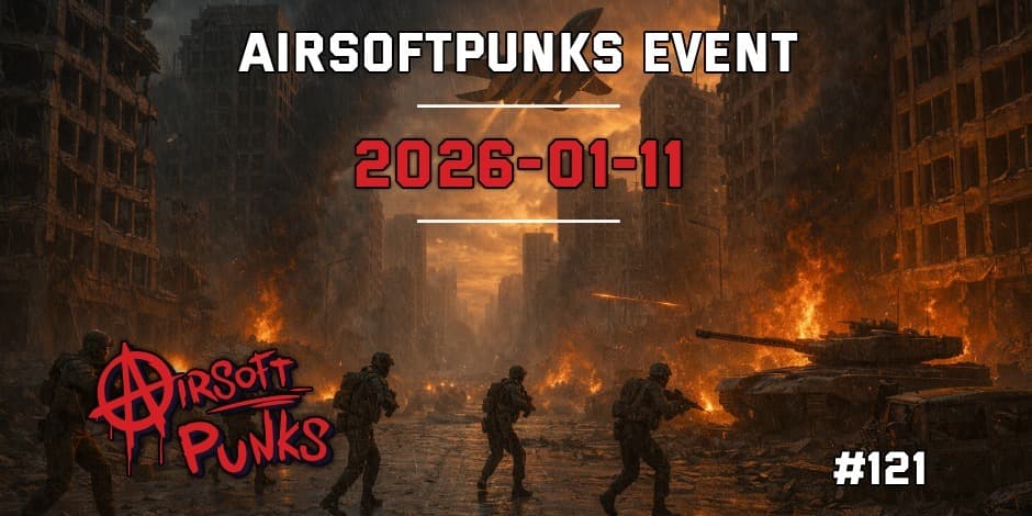 Pirkti bilietus AirsoftPunks Event #121 Vilnius, Airsoft Punks Sausis 11