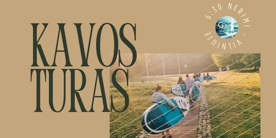 Pirkti bilietus Rytinis irklenčių kavos turas| goSUP Vilnius Vilnius, goSUP Vilnius Birželis 02