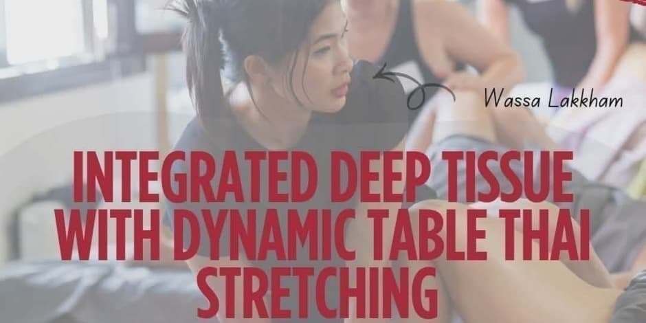 Pirkti bilietus Integruotas giliųjų audinių masažas su dinaminiu Thai tempimu ant masažo stalo su Wassa Lakkham Klaipėda, Old Mill Hotel Spalis 14