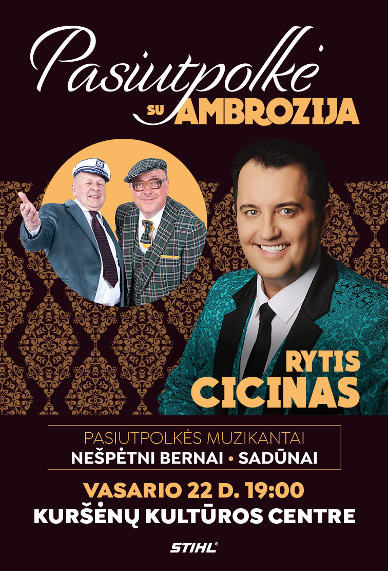 Pirkti bilietus PASIUTPOLKĖ SU AMBROZIJA Kuršėnai, Kuršėnų kultūros centras Vasaris 22