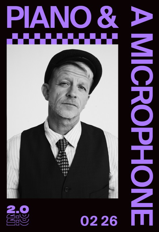 Pirkti bilietus Piano & A Microphone: Maksas Melmanas (Biplan) Vilnius, Lukiškių kalėjimas 2.0 Vasaris 26