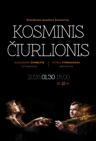 Buy tickets Klasikinės muzikos koncertas „Kosminis Čiurlionis“ Šiauliai, Šiaulių kultūros centro galerija „Laiptai“ January 30