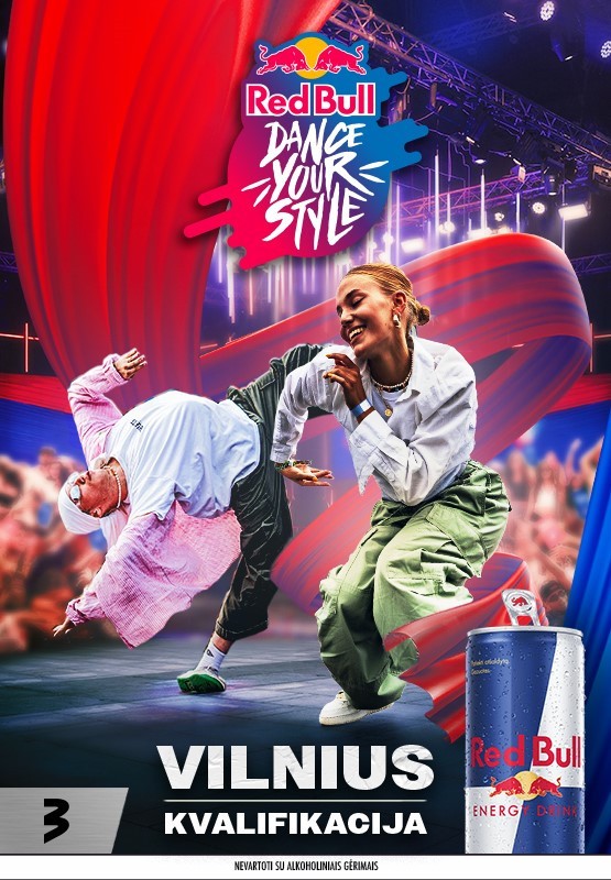 Buy tickets Šokių kovos RED BULL DANCE YOUR STYLE - dvikovos Vilnius, Stage Lite studija January 25