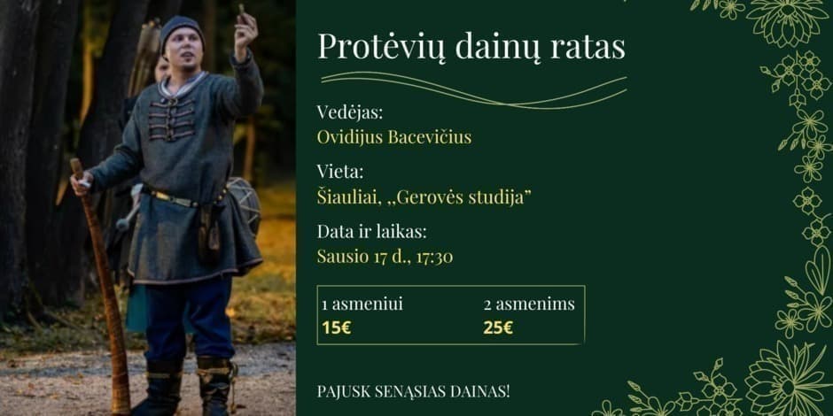 Pirkti bilietus Protėvių Dainų Ratas ŠIAULIAI Šiauliai, Gerovės studija Sausis 17
