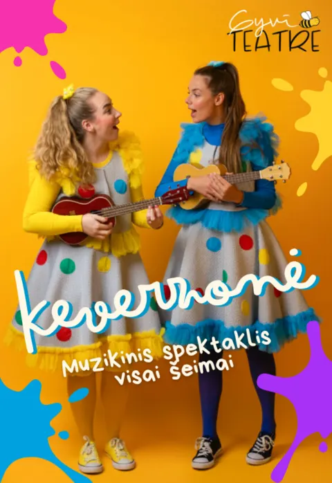 Pirkti bilietus Muzikinis spektaklis vaikams „Keverzonė“ | GyviTeatre | Vilnius Vilnius, GyviTeatre NAMAI Sausis 17