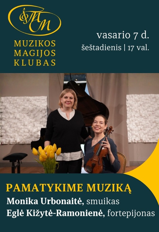 Pirkti bilietus Klasikinės muzikos koncertas tamsoje Pamatykime muziką Vilnius, Muzikos magijos klubas Vasaris 07
