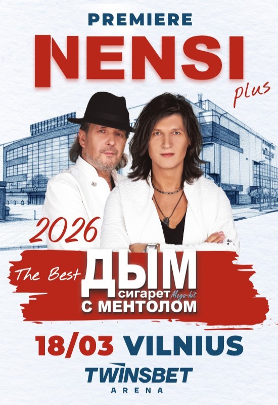 Pirkti bilietus Nensi: Turo diena gimtadienio proga | VILNIUS Vilnius, Twinsbet Arena Март 18