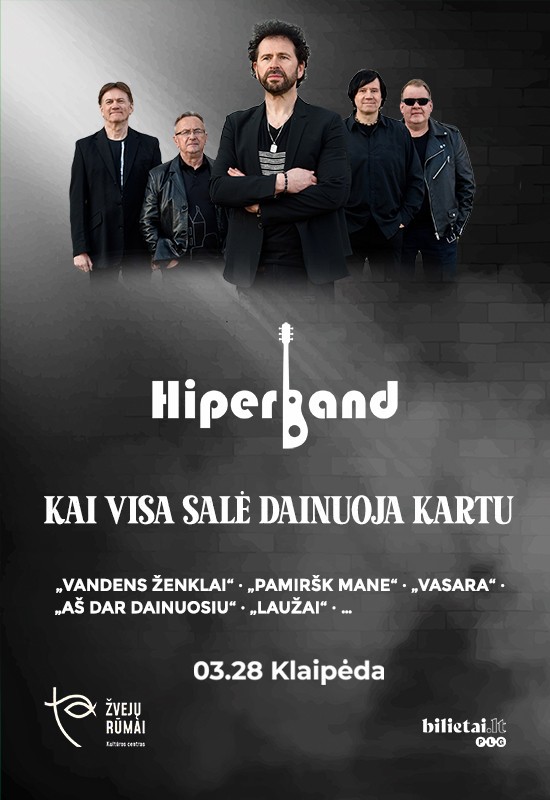 Buy tickets HIPERBAND - Kai visa salė dainuoja kartu! | Klaipėda Klaipėda, Kultūros centras Žvejų rūmai March 28