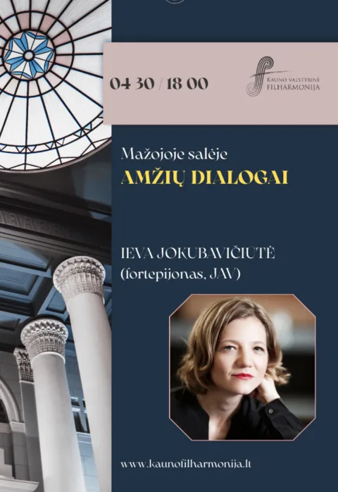 Pirkti bilietus AMŽIŲ DIALOGAI Kaunas, Kauno valstybinė filharmonija Balandis 30