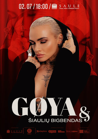 Pirkti bilietus GOYA ir Šiaulių bigbendas Šiauliai, Šiaulių koncertų salė Saulė Vasaris 07