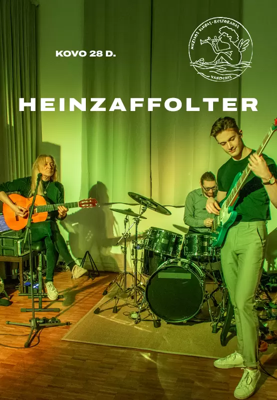 Pirkti bilietus HEINZ AFFOLTER Palanga, Muzikos klubas Vandenis Kovas 28